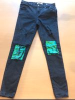 Zara Jeans 164 13 14 Schwarzgrau mit Pailletten Niedersachsen - Rehburg-Loccum Vorschau