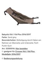 Croozer Babyhöngematte kid / kid plus 2016/2017 Sachsen-Anhalt - Bad Lauchstädt Vorschau