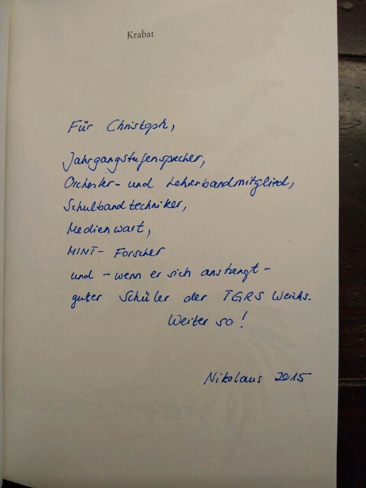 Krabat - Kinderbuchklassiker von Otfried Preußler in Weichs