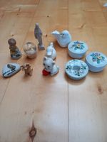 Deko Figuren Dosen Keramik Gips Kunststoff 11 Teile Bayern - Langquaid Vorschau