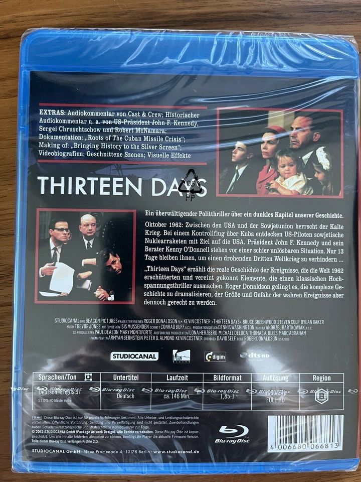 Thirteen Days Blu-ray