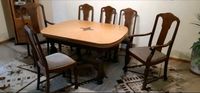 Antiker Esstisch Eiche mit Stühlen Niedersachsen - Dedelstorf Vorschau