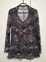 Tredy Mesh Langarmshirt/ Tunika Gr. 40, Camouflage Niedersachsen - Wilhelmshaven Vorschau