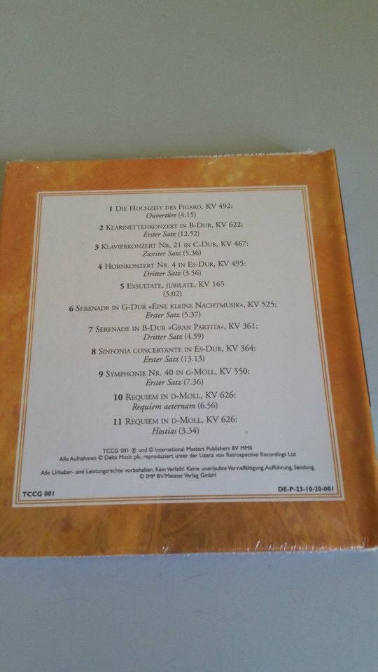 Klassik CDs Mozart, Vivaldi, Schumann, Rachmaninoff in Frankfurt (Oder)