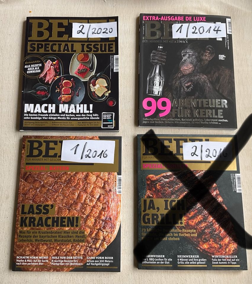 Beef“Zeitschriften u. Sonder-Hefte, u. 4 Stehsammler Top Z in Kamen