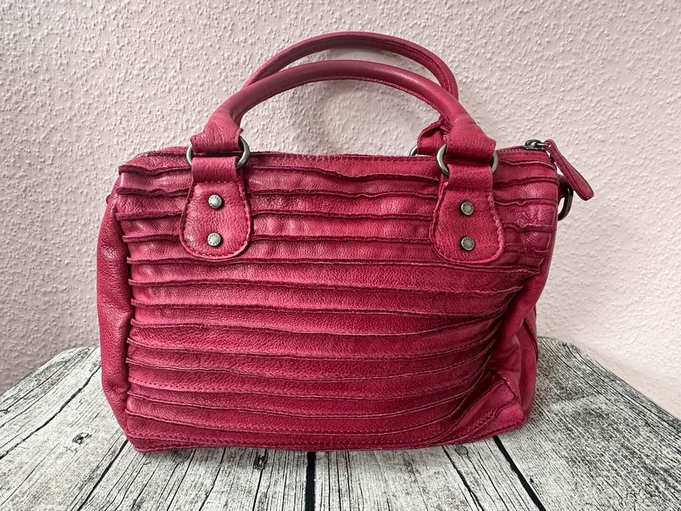 Fredsbruder Shooting Star Riffel Tasche/ Bowling Bag pink/magenta in Langenhagen