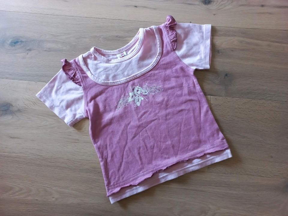 Hübsches T-Shirt in Rosa in Gr. 116 in Gadebusch