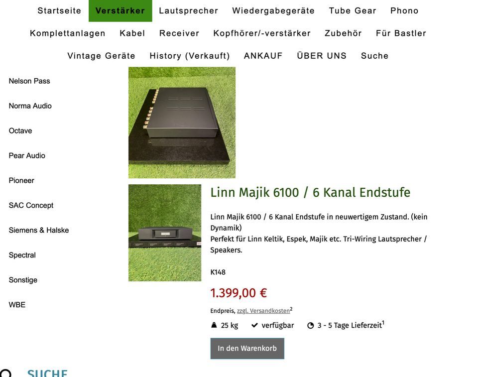 Linn Majik 6100 /6 Kanal Endstufe Verstärker in Friedberg (Hessen)