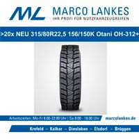 >20 NEUREIFEN 315/80R22,5 156/150K OTANI OH-312+ Nordrhein-Westfalen - Krefeld Vorschau