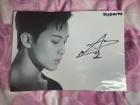 Mark Lee SuperM NCT Kpop Signed poster/ signiertes Poster Bayern - Augsburg Vorschau