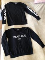 2x Sweater Basics Gr 38 M schwarz Pullover Baumwolle H&M NY City Berlin - Grunewald Vorschau