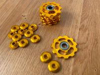 Gold * Alu Pulley Wheel Schaltwerk Röllchen 11T Schaltröllchen Niedersachsen - Wunstorf Vorschau