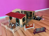 Schleich - Horse Club Reiterhof /Pferdestall+Extras+41 Pferde Sachsen - Großenhain Vorschau