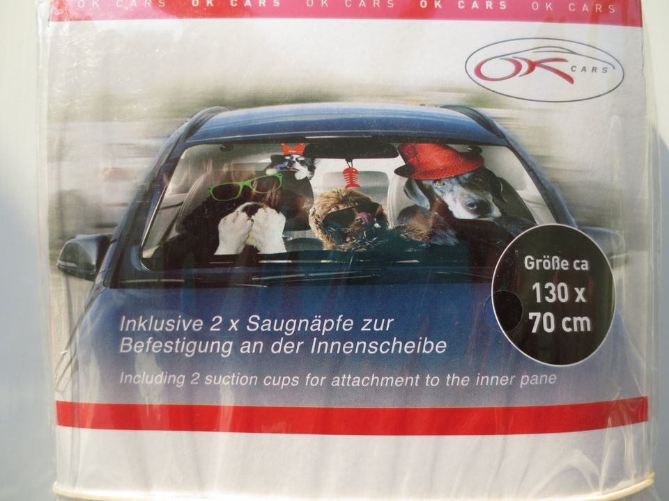 Sonnenschutz Frontscheibe Hund Auto NEU in Hessen - Trebur