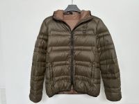 Blauer Daunenjacke Braun L, Kapuze, Neuwertig Düsseldorf - Oberkassel Vorschau