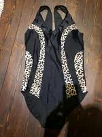 Janina Kik Badeanzug XL 48 50 52 XXL Schwarz Leopard Neu Leo Hessen - Rotenburg Vorschau