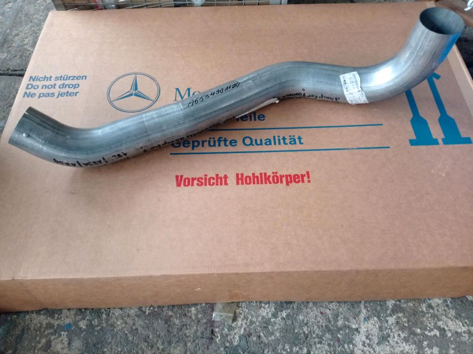 Mercedes-Benz SK Auspuffrohr 1824,27,31,34 - V6 Original NEU/NOS! in Niesky