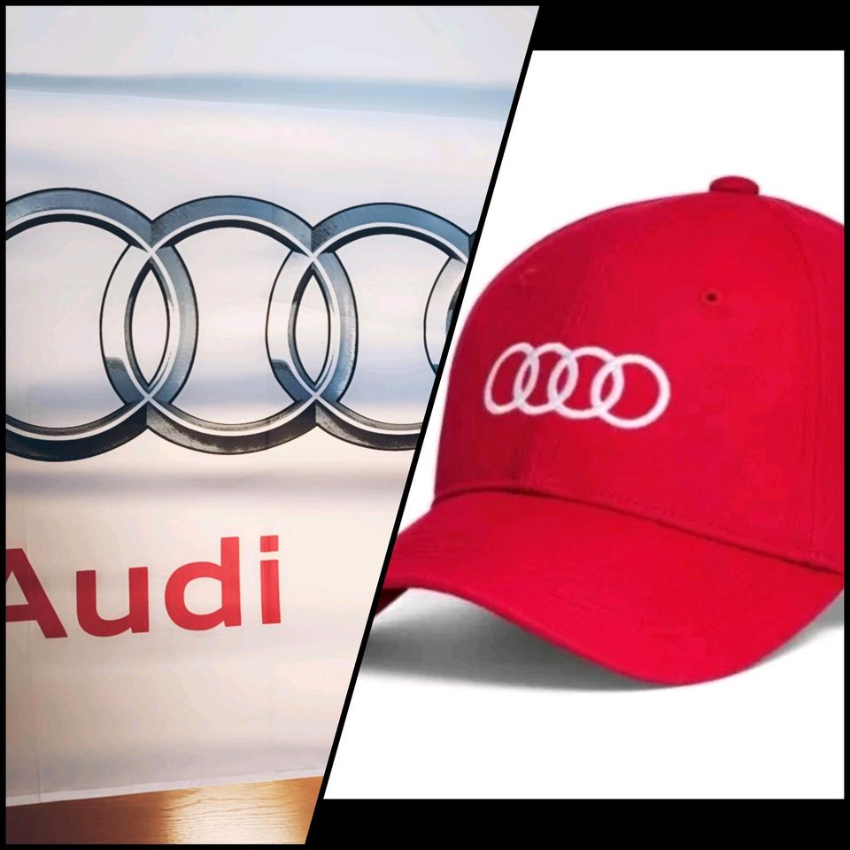 Audi Cap - Mütze und Audi Fahne XXL *** LIMITIERT in München