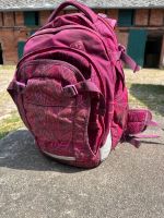 Satch Match purple leaves Schulrucksack Niedersachsen - Suhlendorf Vorschau