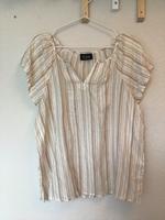 Weiß-beige kurzärmelige Bluse von Gina (Größe 40) Nordrhein-Westfalen - Dülmen Vorschau