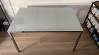Ikea Torsby Tisch verchromt/Hochglanz weiß Glas // 135x85 cm Nordrhein-Westfalen - Sassenberg Vorschau