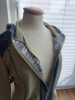 Jacke Sport Freizeit Frottee hellgrün blau Reißverschluss Gr.  40 Brandenburg - Potsdam Vorschau