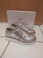 Neu Anna Field Halbschuhe Gr.38 silber Schuhe Schnürer Baden-Württemberg - Reutlingen Vorschau