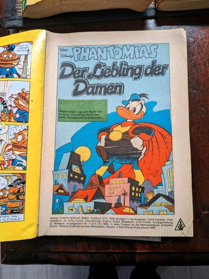 6 Walt Disney Taschenbücher/ Hefte 1980 in Salzhausen