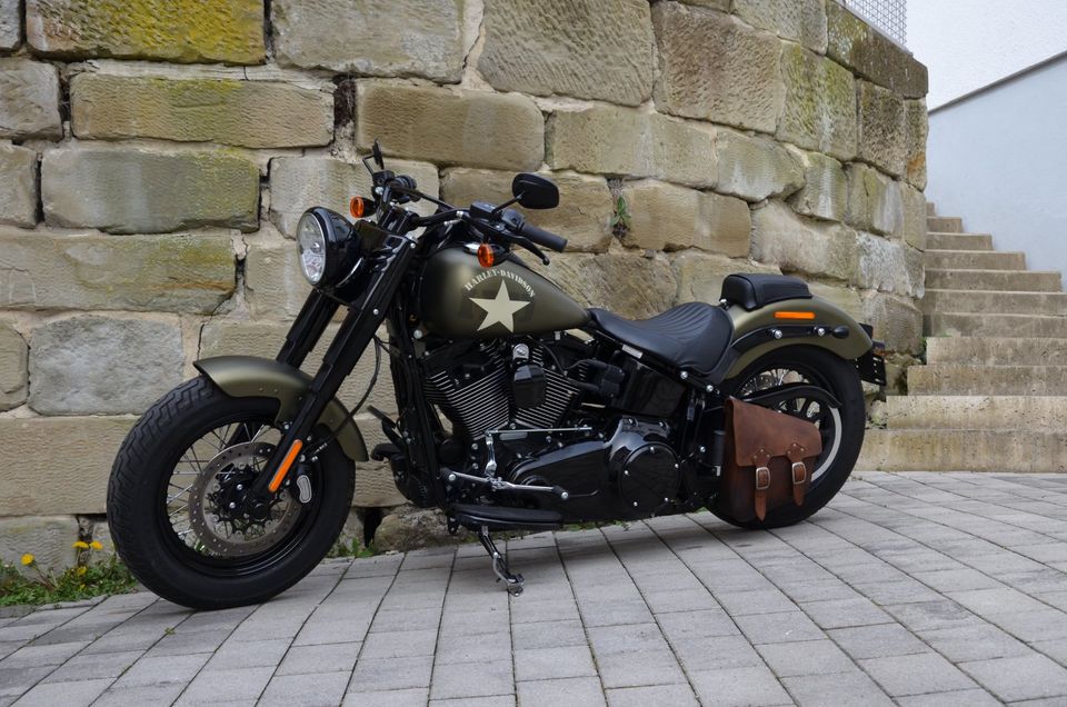 HARLEY DAVIDSON SLIM S 110 1.HAND DEUTSCH !  3.600 KM ! KESS TECH in Obersontheim