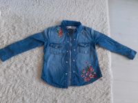 Kinder Jeanshemd / Langarmshirt / Bluse / Größe 104 Rostock - Lütten Klein Vorschau