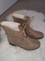 Damen Stiefel Beige Sand Gr. 39 Mitte - Wedding Vorschau