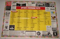 Rennsport Termine 1979 - großes Poster Niedersachsen - Verden Vorschau