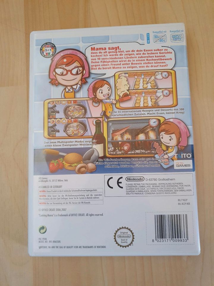 Wii Spiel Cooking Mama in Weiden (Oberpfalz)