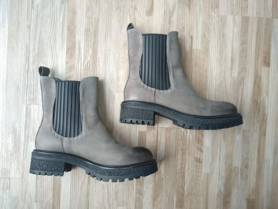 5TH AVENUE Chelsea Boots Damen - 37 - grau in Neuss