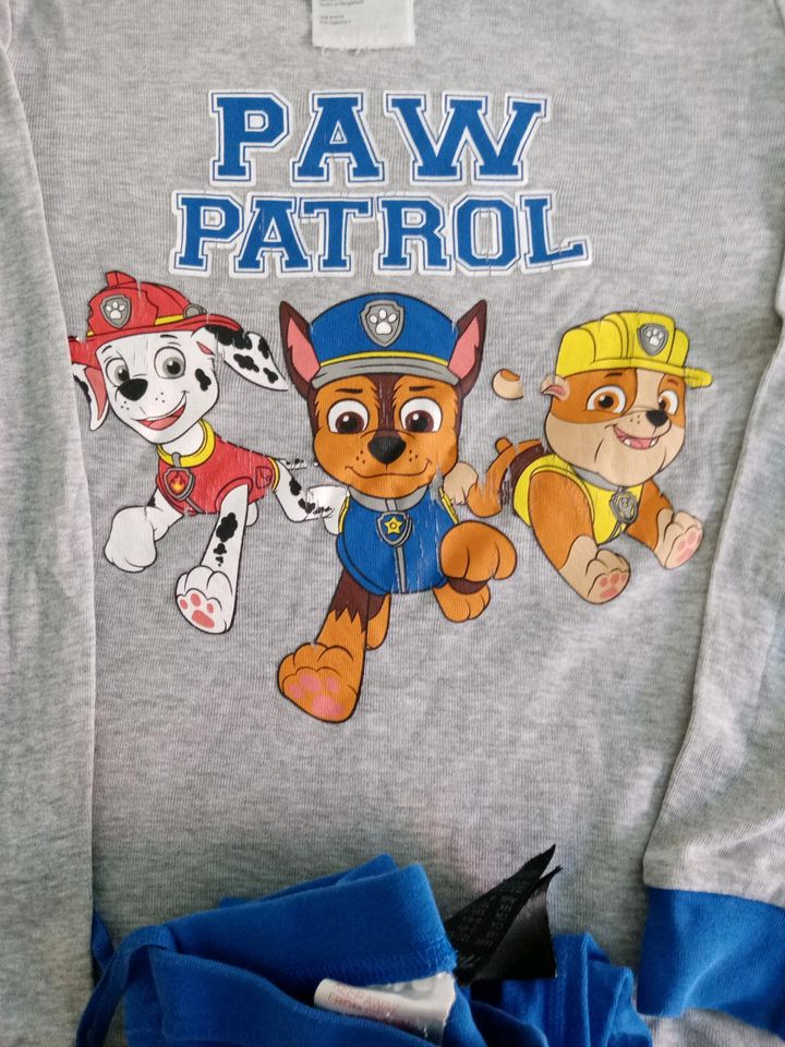 Paw Patrol Pyjama, Schlafanzug H&M Gr. 122-128 in Schweitenkirchen