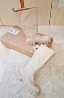 Neue beige Damen Boots in 41 von Zara Hessen - Bad Emstal Vorschau