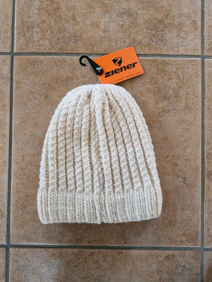 Ziener Strickmütze "Irkus hat" - Wintermütze - Mütze creme Unisex in Erndtebrück