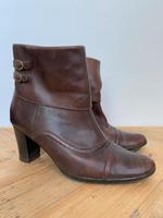 Stiefeletten/Stiefel, Größe 38, Leder braun Bergedorf - Hamburg Billwerder Vorschau