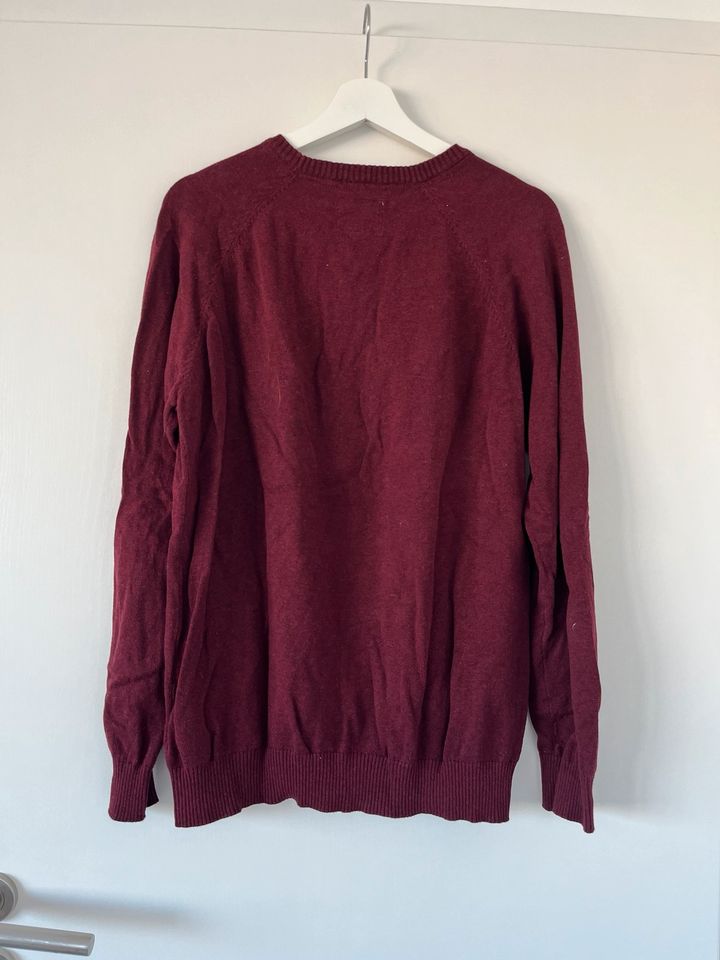 Primark Pullover Herren, Sweatshirt, gr. L, dunkelrot in Mülheim-Kärlich