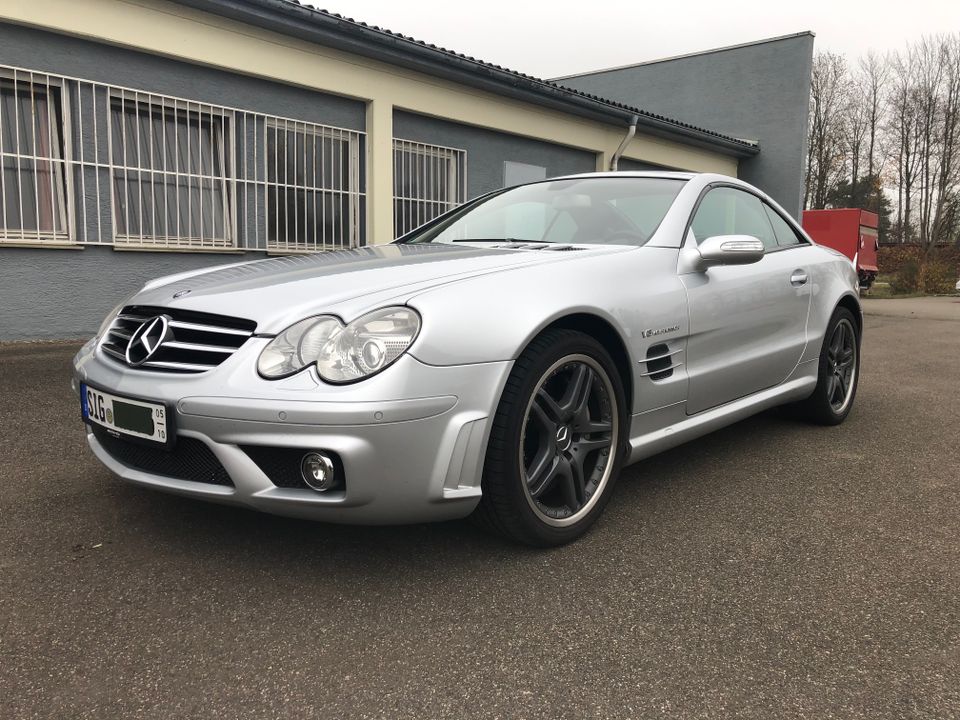 SL 55 AMG Performance Package Iridiumsilber Leder Schwarz MOPF2 in Herbertingen