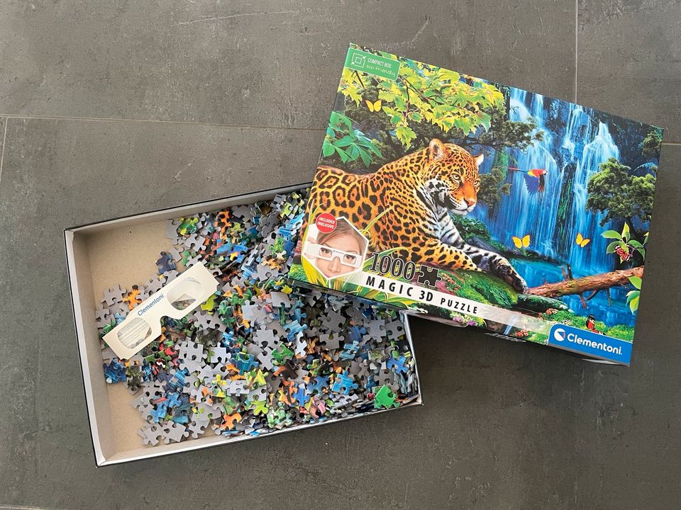 Puzzle 3D 1000 Teile Jaguar Jungle in Nürnberg (Mittelfr)