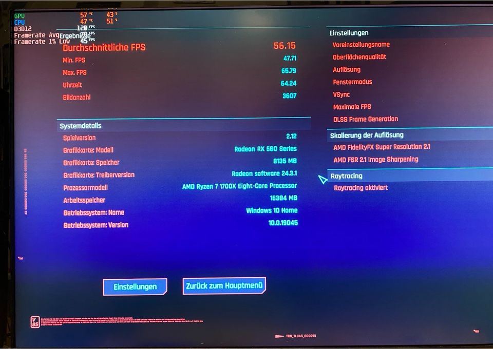 GamingPC Ryzen7/RX 580/16 GB RAM/SSD in Döhlau