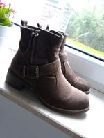 Schuhe Damenschuhe Boots Damen Bikerboots Wildlederoptik Niedersachsen - Oldenburg Vorschau