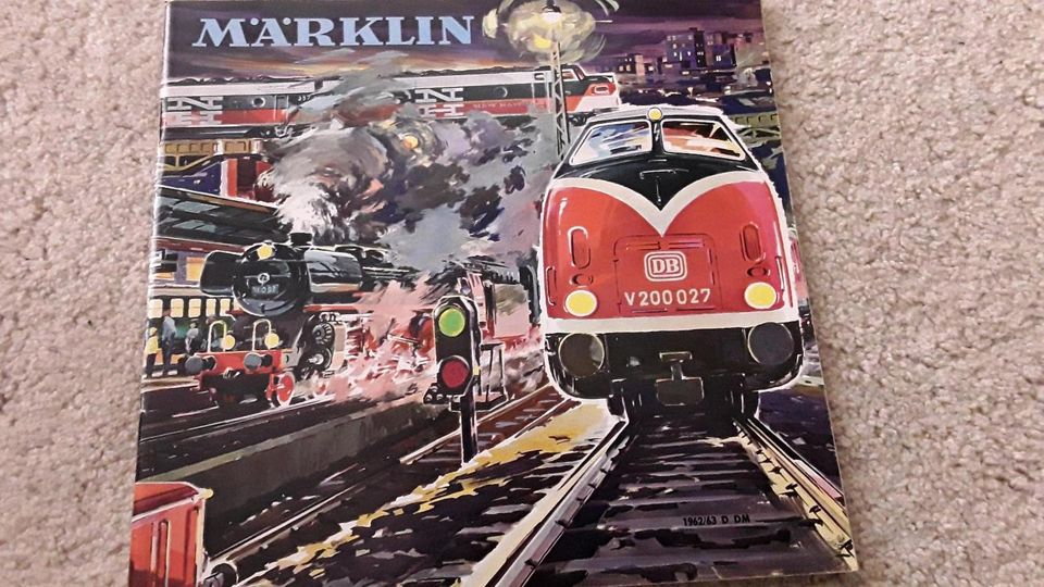 Märklin Katalog 1962/63 in Hamburg