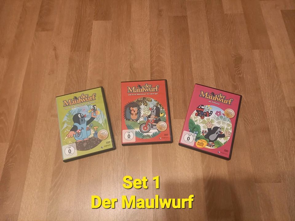 Kinder DVD Set Maulwurf Biene Maja Benjamin Blümchen Winnie Puuh in Berlin