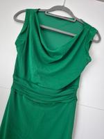 ♥ ESPRIT Kleid Gr.36 GRÜN WASSERFALLAUSSCHNITT Wasserfallkragen Nordrhein-Westfalen - Brilon Vorschau