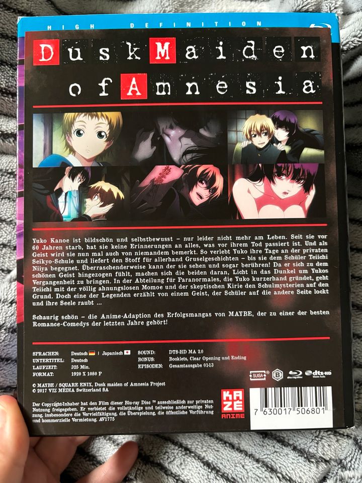 Dusk Maiden of Amnesia Anime Bluray in Wolfenbüttel