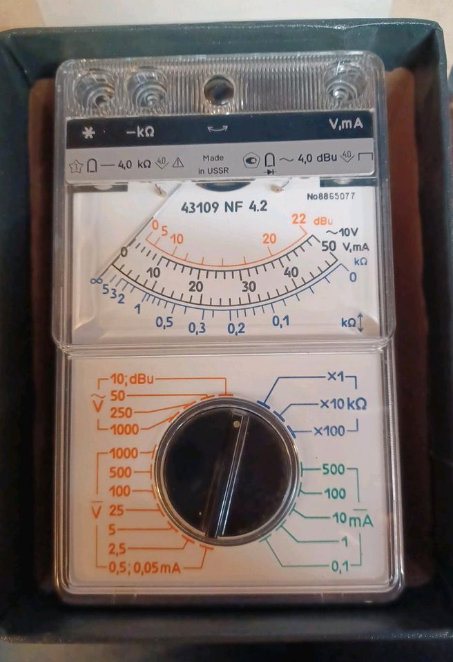 Multimeter made in USSR in Büdelsdorf