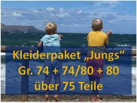 75 Teile Jungs-Paket Gr. 74-80 ohne Löcher/Flecken Kleiderpaket Baden-Württemberg - Haßmersheim Vorschau