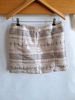 Minirock Gr.42 beige cremefarben glänzend Topshop Rock Sachsen - Dippoldiswalde Vorschau